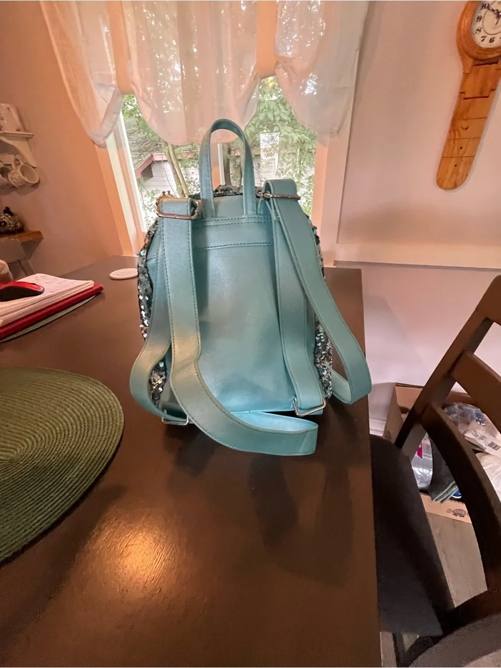 Loungefly Disney's Frozen Elsa Reversible Sequin Mini Backpack